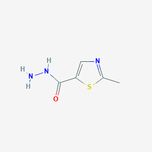 molecular formula C5H7N3OS B3425318 2-Methyl-1,3-thiazole-5-carbohydrazide CAS No. 409316-66-1
