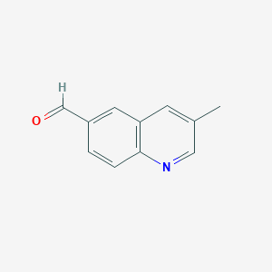 molecular formula C11H9NO B3425321 3-Methylquinoline-6-carbaldehyde CAS No. 409346-80-1