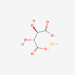 molecular formula C4H4FeO6 B3425330 Ferrous tartrate CAS No. 41014-96-4