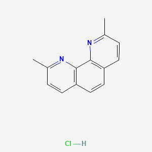 molecular formula C14H13ClN2 B3425341 2,9-Dimethyl-1,10-phenanthroline hydrochloride CAS No. 41066-08-4