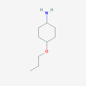 molecular formula C9H19NO B3425365 Trans-4-propoxycyclohexanamine CAS No. 412356-51-5