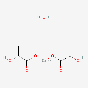 molecular formula C3H8CaO4 B3425380 Calciumlactatepentahydrate CAS No. 41372-22-9