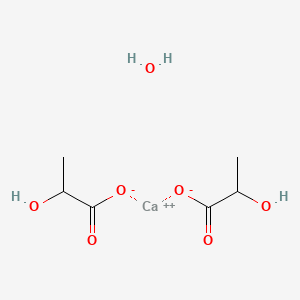 molecular formula C6H12CaO7 B3425380 Calcium lactate hydrate CAS No. 41372-22-9
