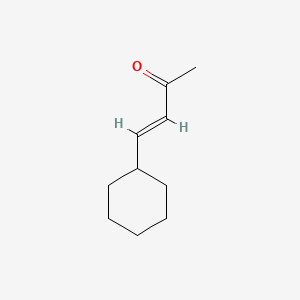 molecular formula C10H16O B3425393 3-Buten-2-one, 4-cyclohexyl- CAS No. 41437-84-7