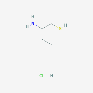 molecular formula C4H12ClNS B3425404 2-Aminobutane-1-thiol hydrochloride CAS No. 4145-99-7