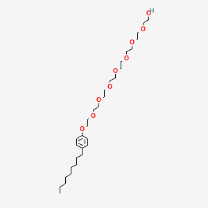 molecular formula C31H56O9 B3425408 Nonylbenzene-PEG8-OH CAS No. 41506-14-3