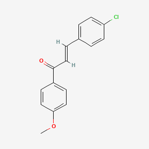 molecular formula C16H13ClO2 B3425413 3-(4-Chlorophenyl)-1-(4-methoxyphenyl)prop-2-en-1-one CAS No. 41564-68-5