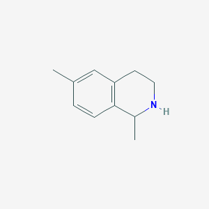 molecular formula C11H15N B3425414 1,6-dimethyl-1,2,3,4-tetrahydroisoquinoline CAS No. 41565-92-8