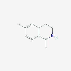 molecular formula C11H15N B3425414 Isoquinoline, 1,2,3,4-tetrahydro-1,6-dimethyl- CAS No. 41565-92-8
