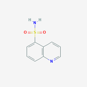 molecular formula C9H8N2O2S B3425427 Quinoline-5-sulfonamide CAS No. 415913-05-2