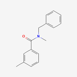 molecular formula C16H17NO B3425450 N-benzyl-N,3-dimethylbenzamide CAS No. 41882-58-0