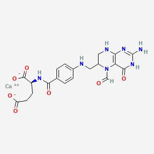 molecular formula C20H21CaN7O7 B3425470 亚叶酸钙 CAS No. 41927-89-3