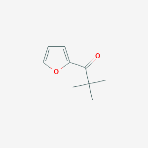 molecular formula C9H12O2 B3425479 1-(Furan-2-yl)-2,2-dimethylpropan-1-one CAS No. 4208-54-2