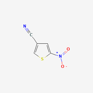 molecular formula C5H2N2O2S B3425485 2-Nitrothiophene-4-carbonitrile CAS No. 42137-23-5