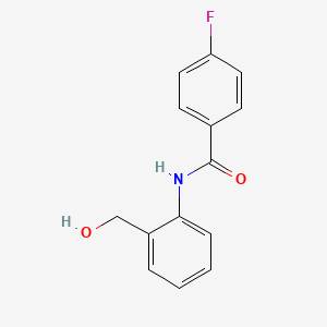 4-fluoro-N-[2-(hydroxymethyl)phenyl]benzamide
