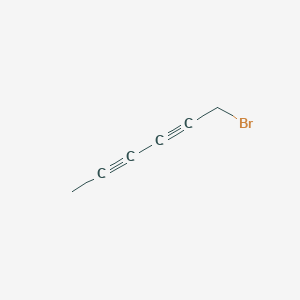 molecular formula C6H5Br B3425524 1-Bromohexa-2,4-diyne CAS No. 4245-89-0