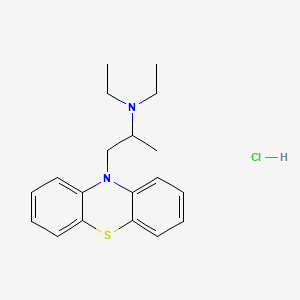 molecular formula C19H25ClN2S B3425546 Ethopropazine Hydrochloride CAS No. 42957-54-0