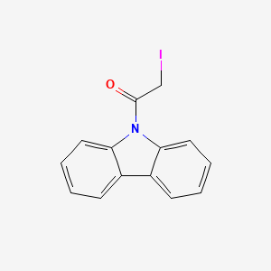 molecular formula C14H10INO B3425568 9-(2-Iodoacetyl)carbazole CAS No. 43170-45-2