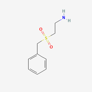 molecular formula C9H13NO2S B3425760 2-Phenylmethanesulfonylethan-1-amine CAS No. 46207-70-9