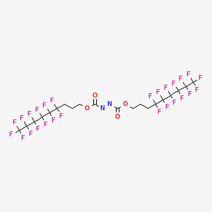 molecular formula C20H12F26N2O4 B3425765 Bis(4,4,5,5,6,6,7,7,8,8,9,9,9-tridecafluorononyl) azodicarboxylate CAS No. 462996-01-6