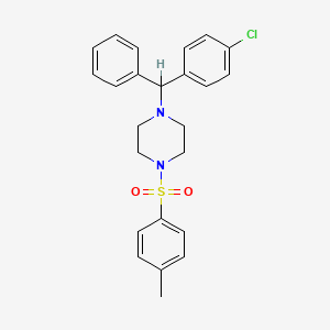1-[(4-Chlorophenyl)(phenyl)methyl]-4-[(4-methylphenyl)sulfonyl]piperazine