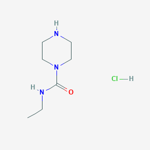 molecular formula C7H16ClN3O B3425811 N-ethylpiperazine-1-carboxamide hydrochloride CAS No. 474711-90-5