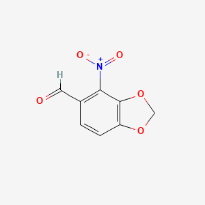 molecular formula C8H5NO5 B3426046 2-Nitropiperonal CAS No. 503853-97-2