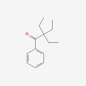 molecular formula C14H20O B3426050 2,2-diethyl-1-phenylbutan-1-one CAS No. 50390-35-7