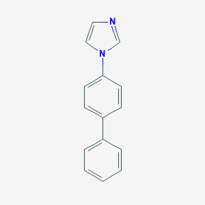 molecular formula C15H12N2 B034262 1-(4-Phenylphenyl)imidazole CAS No. 108085-60-5