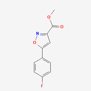 Methyl 5-(4-fluorophenyl)isoxazole-3-carboxylate