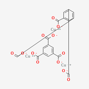 molecular formula C9H4CuO6 B3426346 copper 5-carboxybenzene-1,3-dicarboxylate CAS No. 51937-85-0