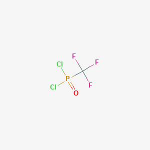 molecular formula CCl2F3OP B3426350 Trifluoromethylphosphonic acid dichloride CAS No. 51965-64-1