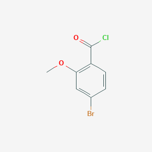 molecular formula C8H6BrClO2 B3426376 4-Bromo-2-methoxybenzoyl chloride CAS No. 5213-16-1