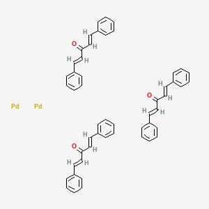 molecular formula C34H28O2Pd2 B3426437 Tris(dibenzylideneacetone)dipalladium(0) CAS No. 52409-22-0