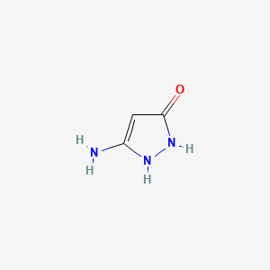 molecular formula C3H5N3O B3426620 3-Amino-1H-pyrazol-5-ol CAS No. 53666-79-8