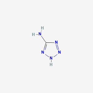 molecular formula CH3N5 B3426625 5-Aminotetrazole CAS No. 5378-49-4