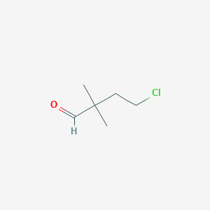 4-Chloro-2,2-dimethylbutanal