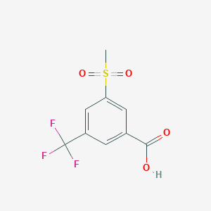 3-(Methylsulfonyl)-5-(trifluoromethyl)benzoic acid