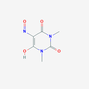 molecular formula C6H7N3O4 B3426735 2,4,5,6(1H,3H)-Pyrimidinetetrone, 1,3-dimethyl-, 5-oxime CAS No. 5417-13-0