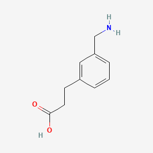 B3426891 3-[3-(Aminomethyl)phenyl]propanoic acid CAS No. 55197-35-8