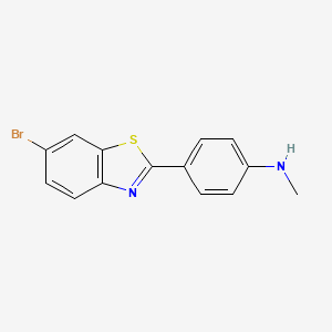 4-(6-Bromo-2-benzothiazolyl)-N-methylbenzenamine