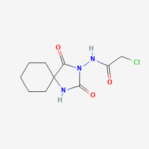 2-Chloro-N-{2,4-dioxo-1,3-diazaspiro[4.5]decan-3-YL}acetamide