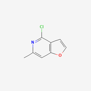 molecular formula C8H6ClNO B3427182 4-Chloro-6-methylfuro[3,2-c]pyridine CAS No. 57053-31-3