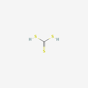 molecular formula CH2S3 B3427438 Carbonotrithioic acid CAS No. 594-08-1