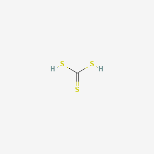 molecular formula CH2S3 B3427438 Trithiocarbonic acid CAS No. 594-08-1