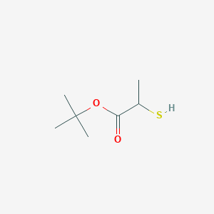 molecular formula C7H14O2S B3427512 Tert-butyl 2-sulfanylpropanoate CAS No. 59854-13-6