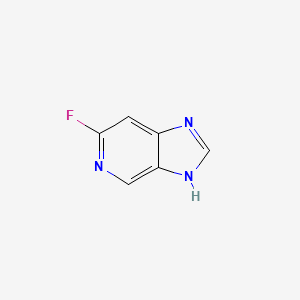 molecular formula C6H4FN3 B3427557 6-fluoro-3H-imidazo[4,5-c]pyridine CAS No. 60186-29-0