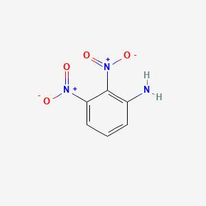molecular formula C6H5N3O4 B3427559 2,3-Dinitroaniline CAS No. 602-03-9