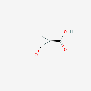 molecular formula C5H8O3 B3427561 trans-2-Methoxycyclopropanecarboxylic acid CAS No. 60212-42-2