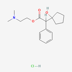 molecular formula C17H26ClNO3 B3427585 Cyclopentolate Hydrochloride CAS No. 60452-46-2